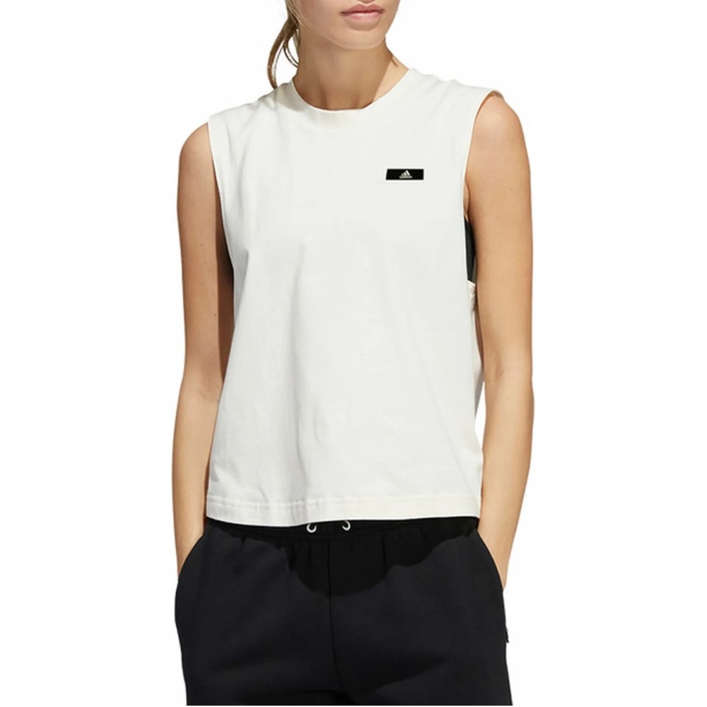 Adidas Boyfriend Muscle Tee - GRAY